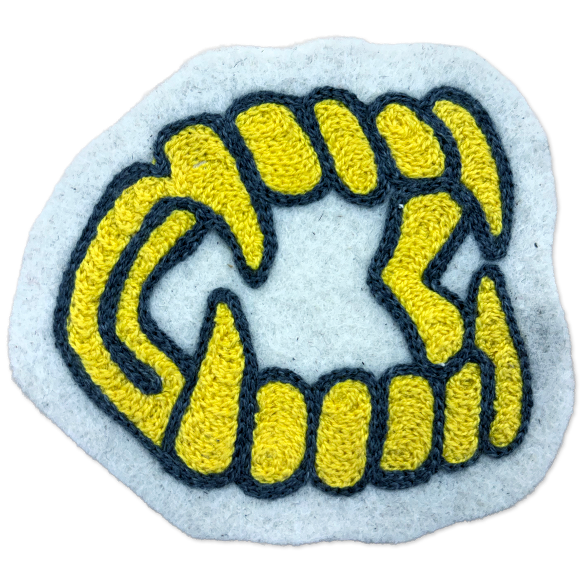 Fangs Chainstitch Patch