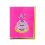 Maybe Partying Will Help - Greeting Card