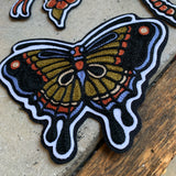Traditional Butterfly Chainstitch patch