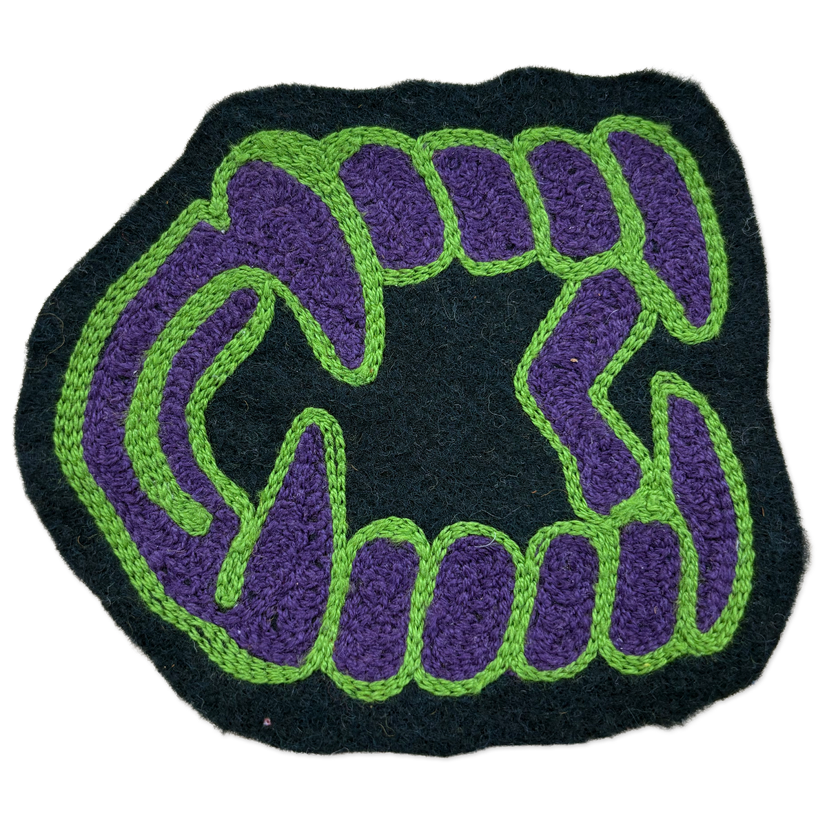 Fangs Chainstitch Patch