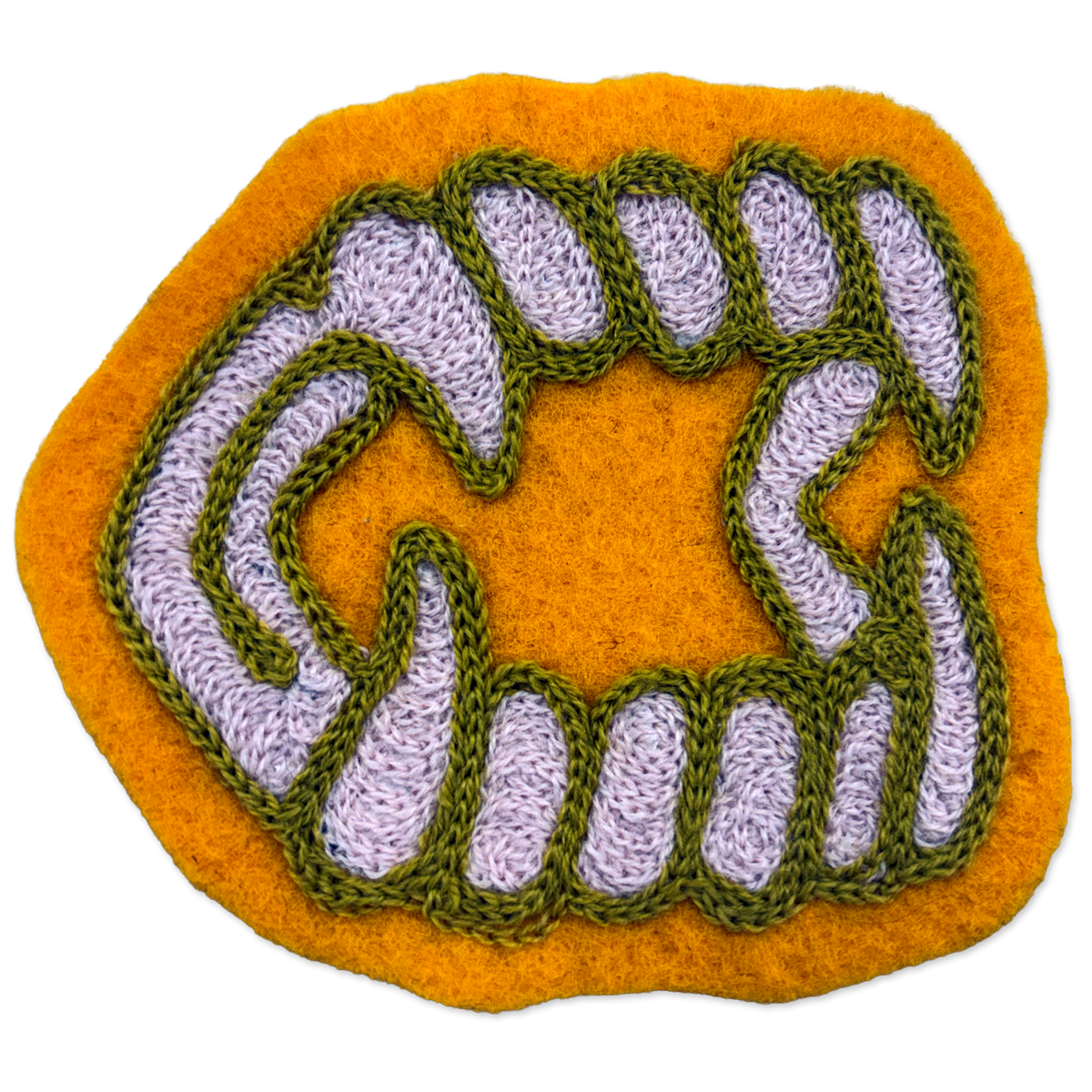 Fangs Chainstitch Patch