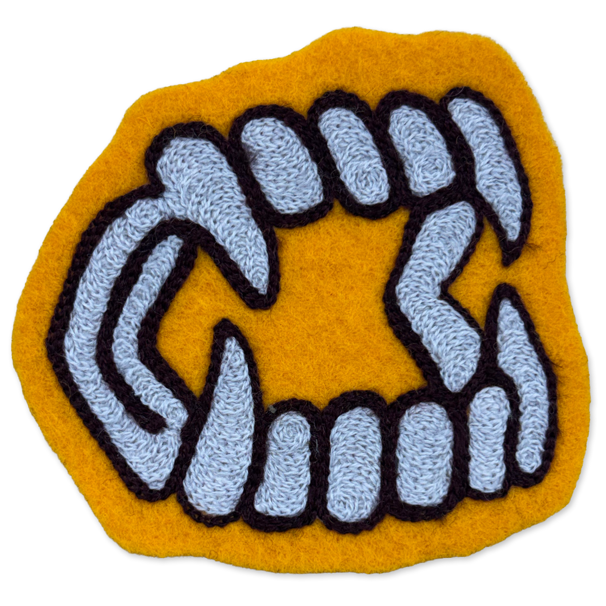 Fangs Chainstitch Patch
