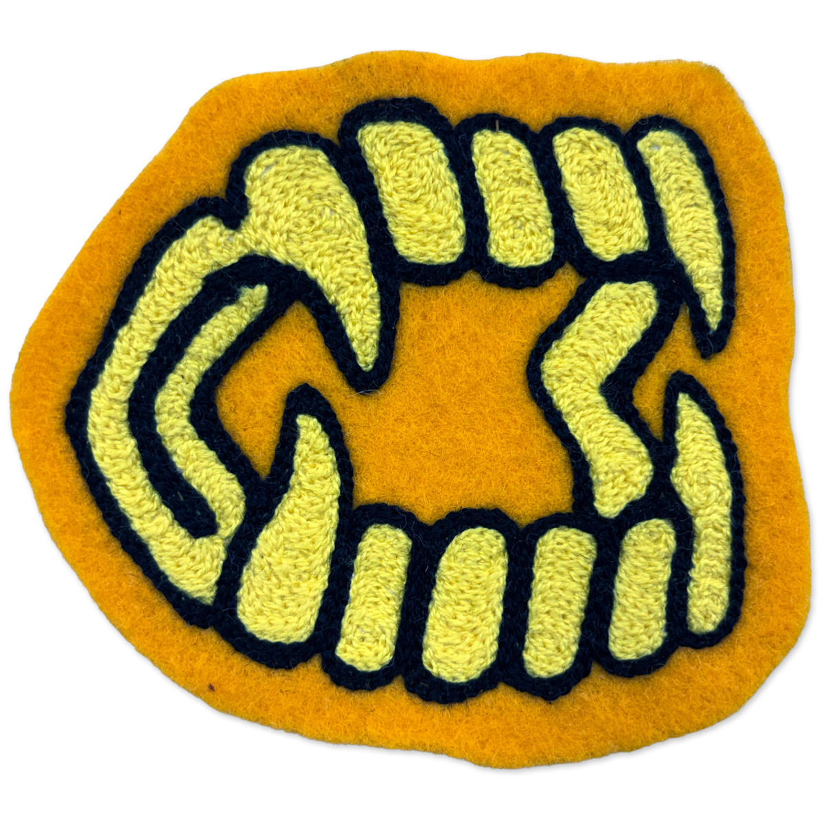 Fangs Chainstitch Patch