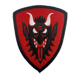 Krampus Heraldic Shield Embroidered Patch