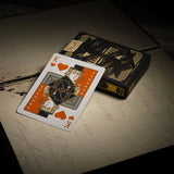 King of Hearts playing card with ornate tuck box